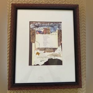 Original collage art by Garner:  Virtue